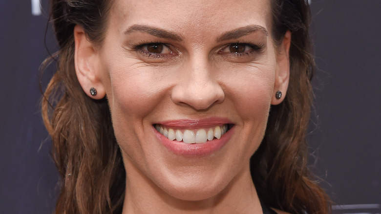 Hilary Swank smiling