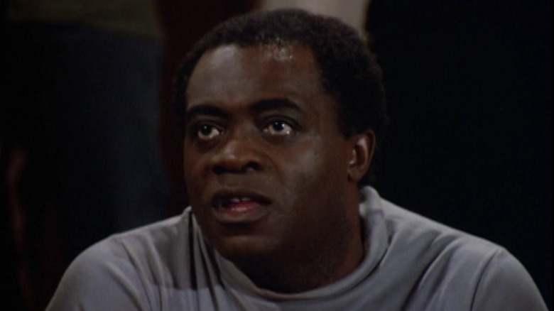 Yaphet Kotto looking up