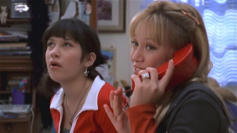 Sophie talking on the phone