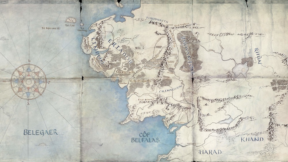 Amazon's Middle-earth map