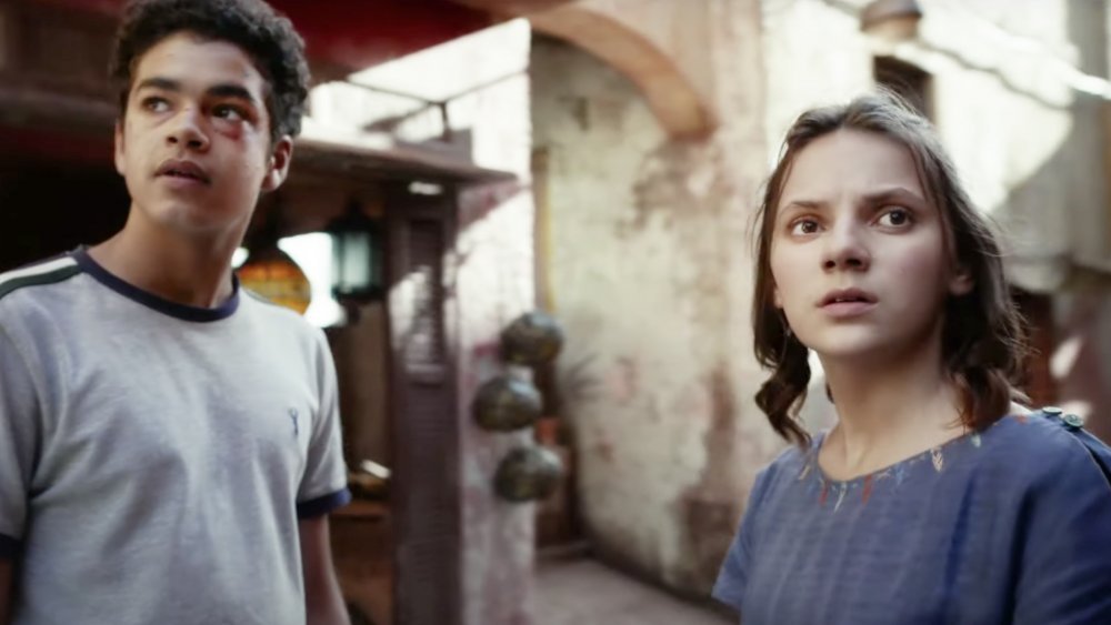Amir Wilson and Dafne Keen on His Dark Materials