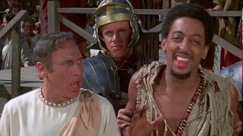 Brooks side-eyeing Gregory Hines