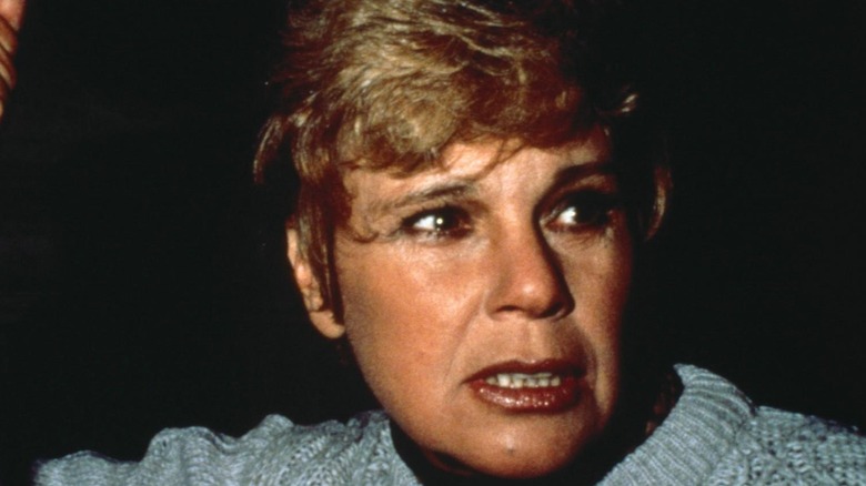Betsy Palmer looking scared