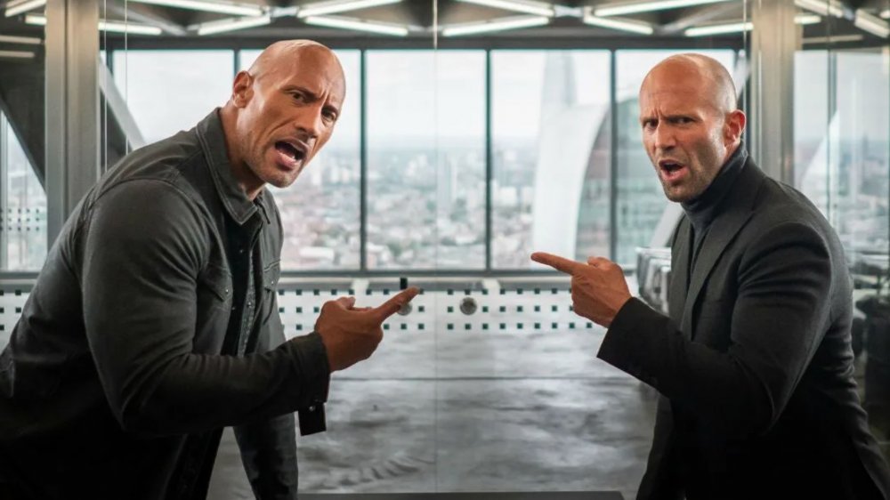 Jason Statham and Dwayne Johnson