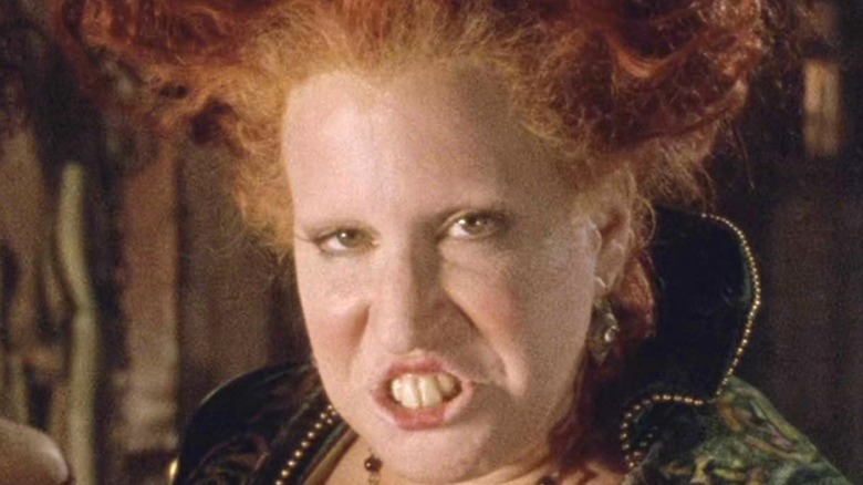 Winifred Sanderson staring