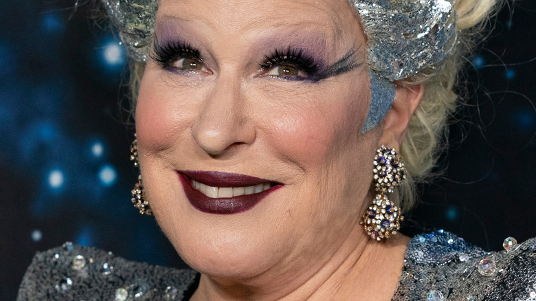 Bette Midler in full makeup