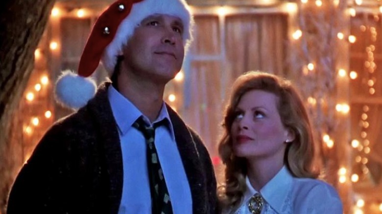 Clark & Ellen Griswold standing together