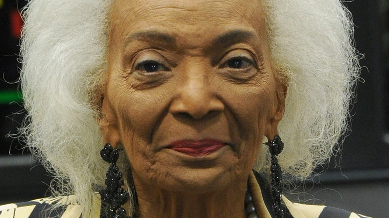 Nichelle Nichols at a convention