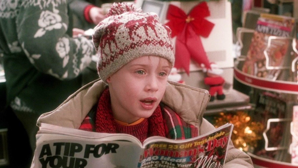 Macaulay Culkin as Kevin in Home Alone