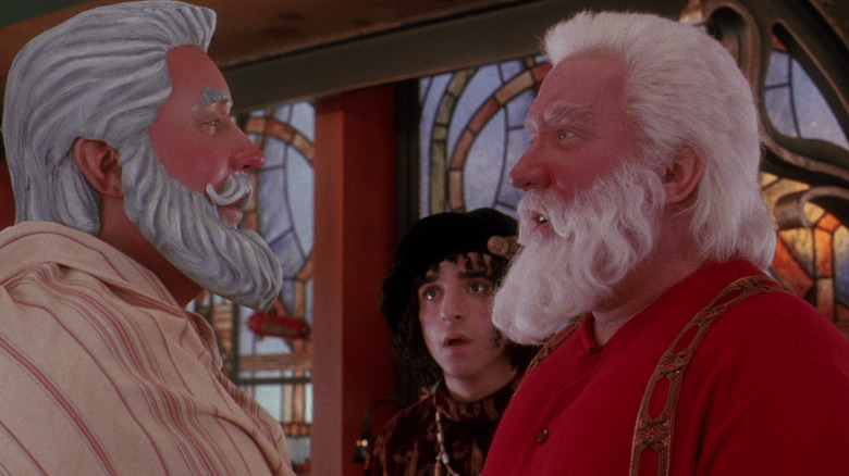 Santa confronts Toy Santa in The Santa Clause 2