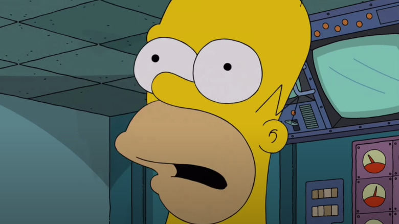 Homer looks shocked