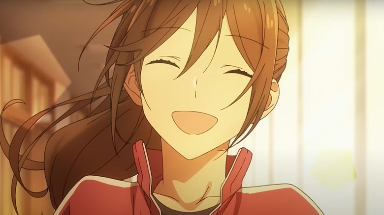 Hori laughing and smiling