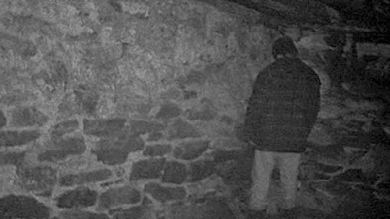 Mike facing the corner