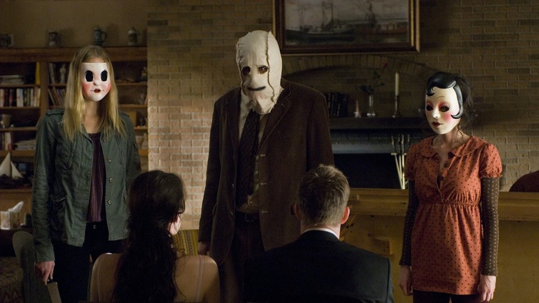 The Stranger staring at James and Kristen
