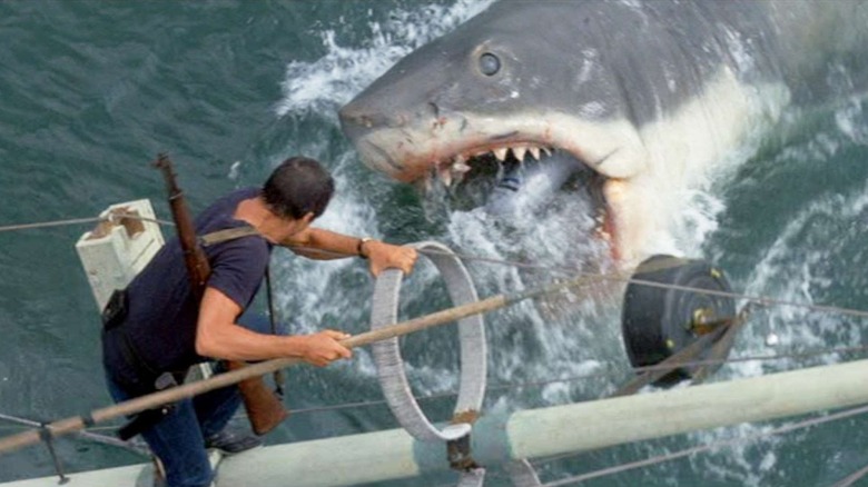 Chief Brody avoiding shark