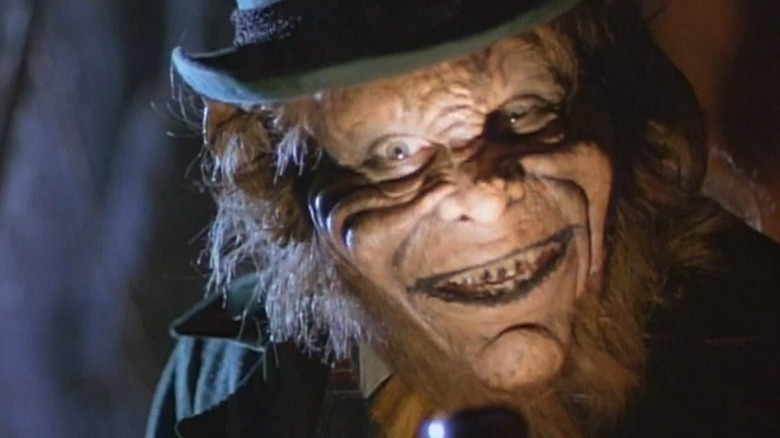 The Leprechaun shining a light on himself