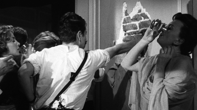 The Exterminating Angel brick wall