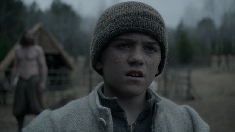 Caleb dying on the ground