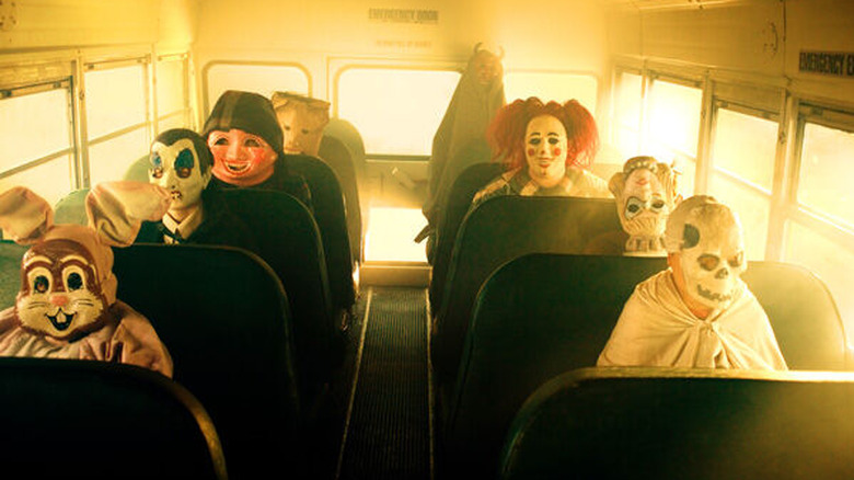 Kids on school bus