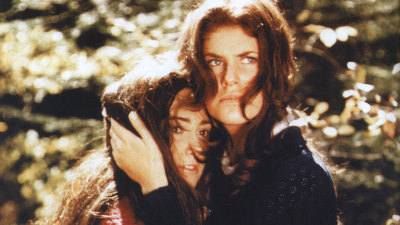 Mari Collingwood lying in forest