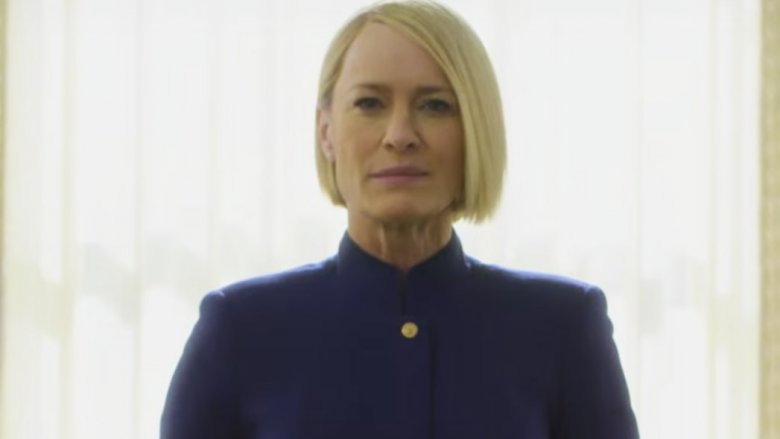 Robin Wright as Claire Underwood on House of Cards season 6