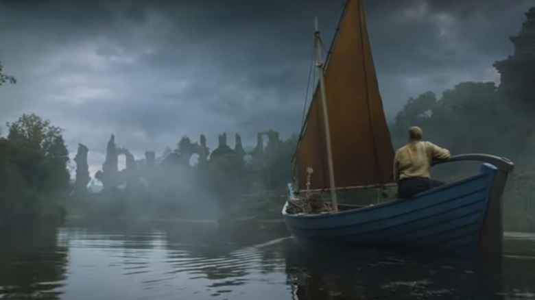 Jorah and Tyrion in boat