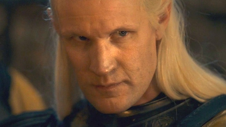 Prince Daemon Targaryen starring intently