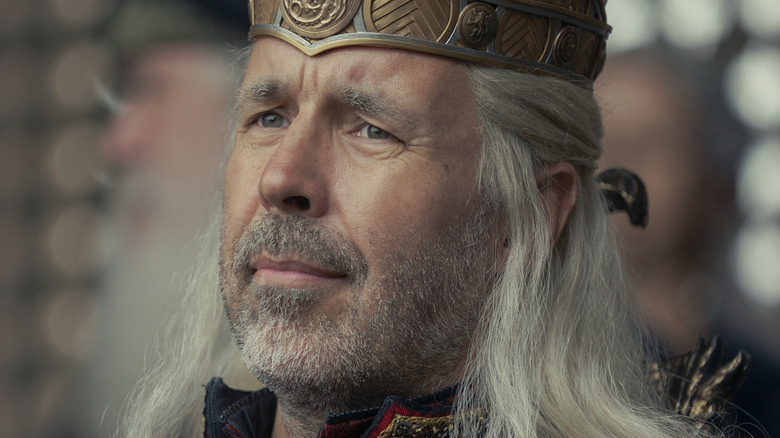 Viserys Targaryen wearing crown