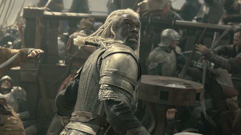 Corlys Velaryon fighting in battle (2026)