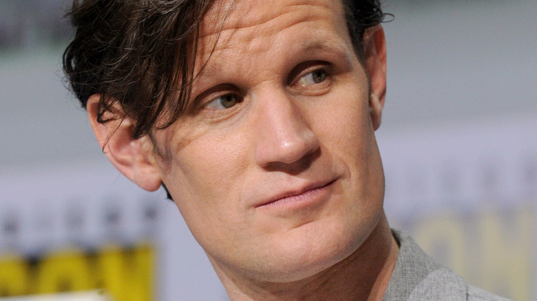 Matt Smith smirking