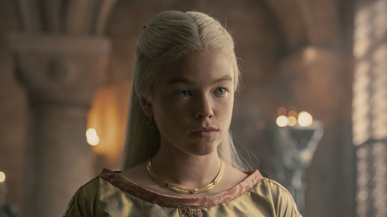 Rhaenyra Targaryen stares