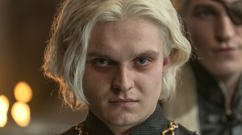 Tom Glynn-Carney as Aegon II in close ups