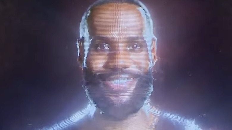 LeBron James hologram in House Party