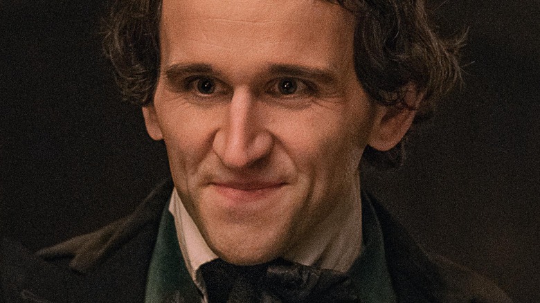 Edgar Allan Poe smiling