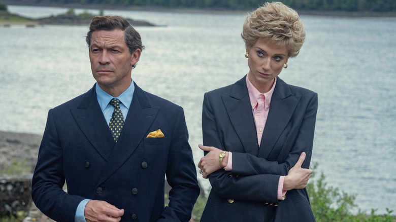 Charles and Diana in The Crown 