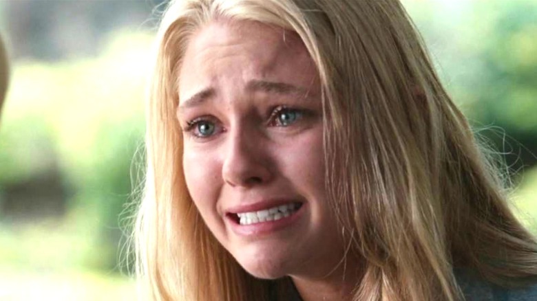 AnnaSophia Robb cries as Bethany Hamilton in "Soul Surfer"