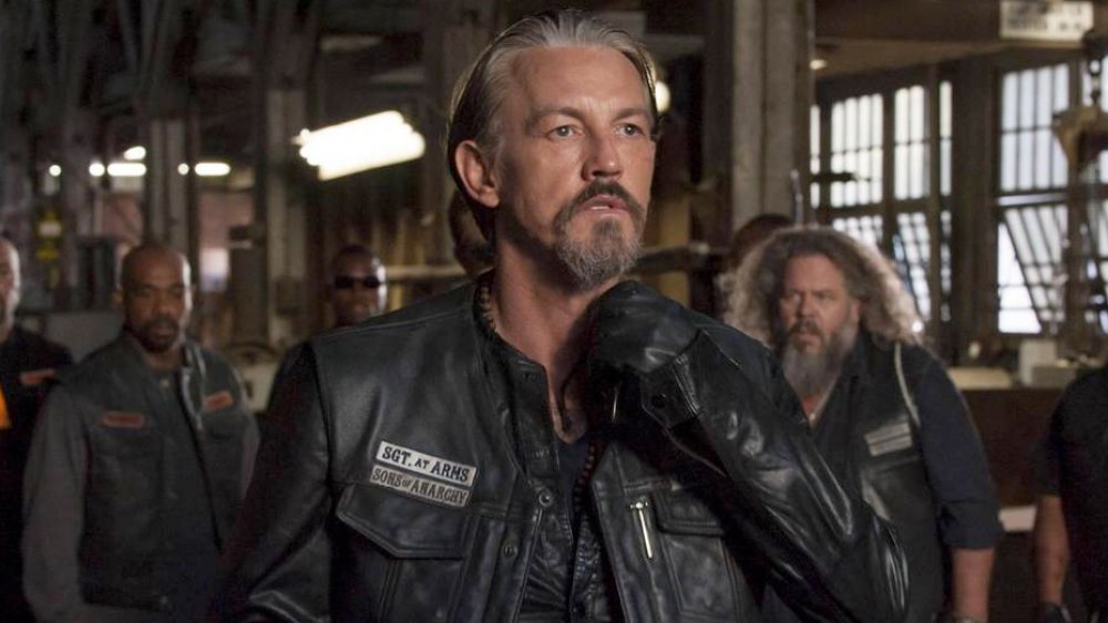 Tommy Flanagan as "Chibbs" and Mark Boone Junior as "Bobby" in Fx's Sons of Anarchy