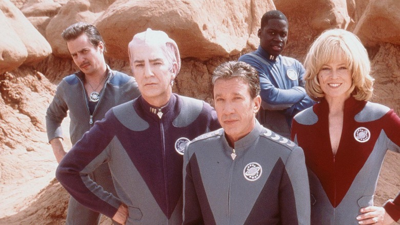 Crew of NSEA Protector on an alien planet
