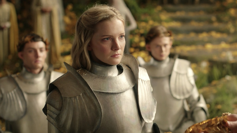 Galadriel receiving a crown