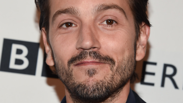 Diego Luna smirking