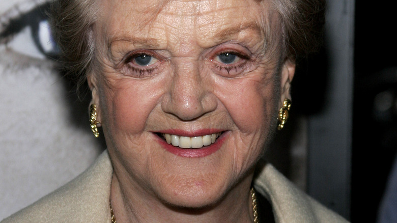 Angela Lansbury looking happy