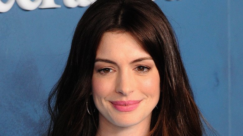 Anne Hathaway at premiere