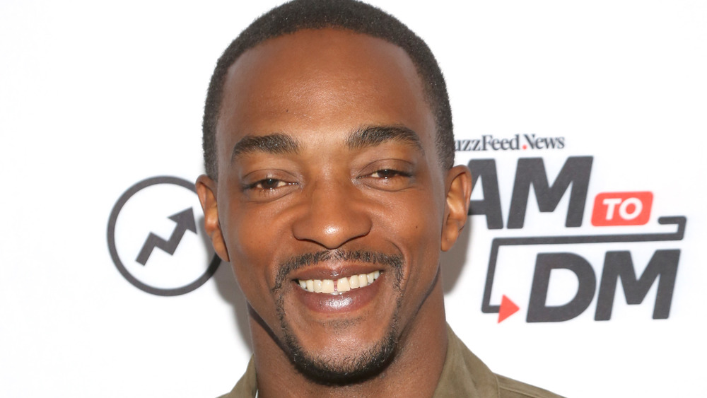 Anthony Mackie smiling