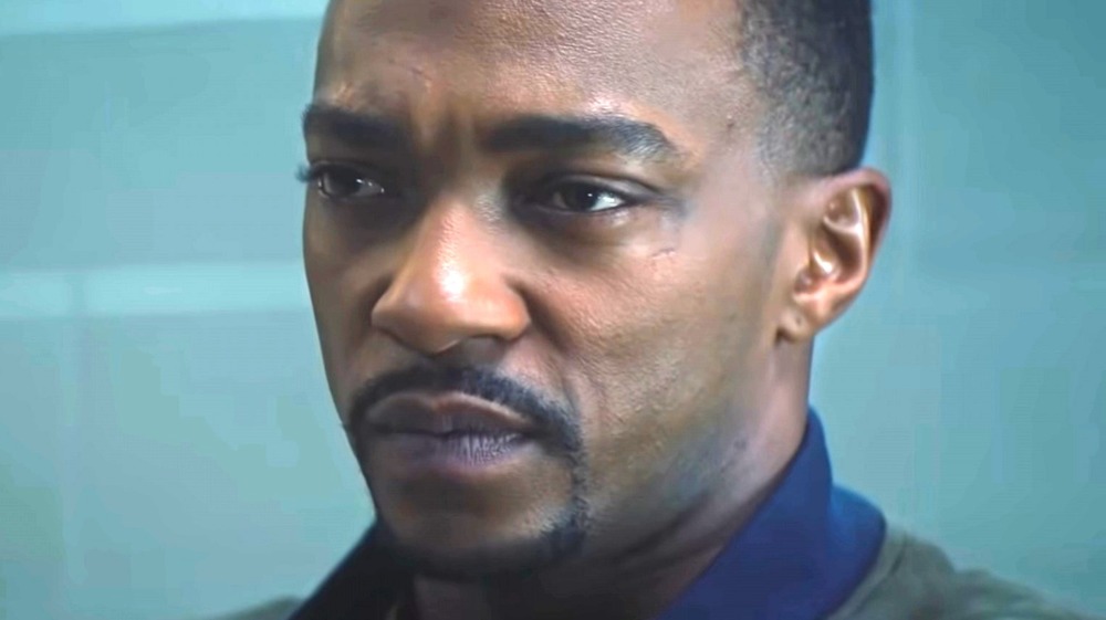 Anthony Mackie as the Falcon in The Falcon and the Winter Solider