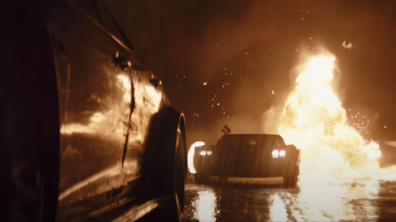 Car chase in The Batman