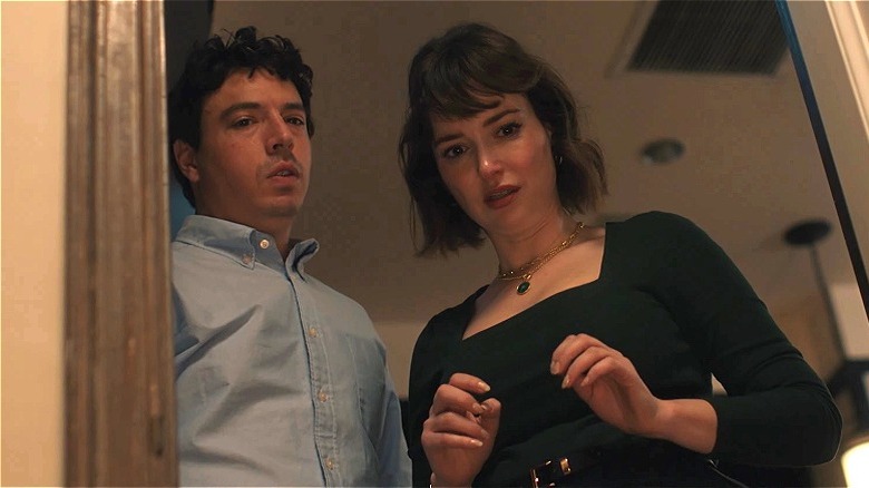 Abby and David are not pleased in "Bad Shabbos" (2024)