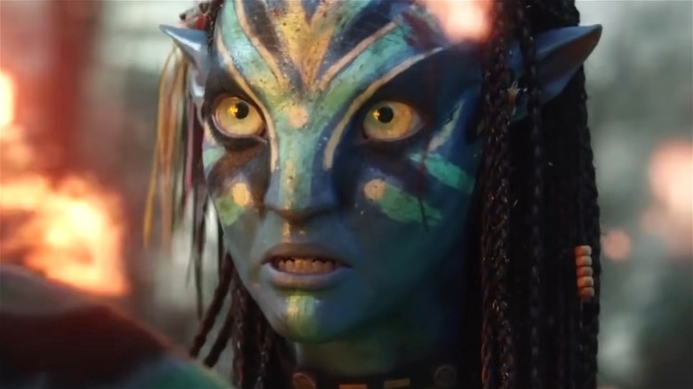 Na'vi character looking stunned