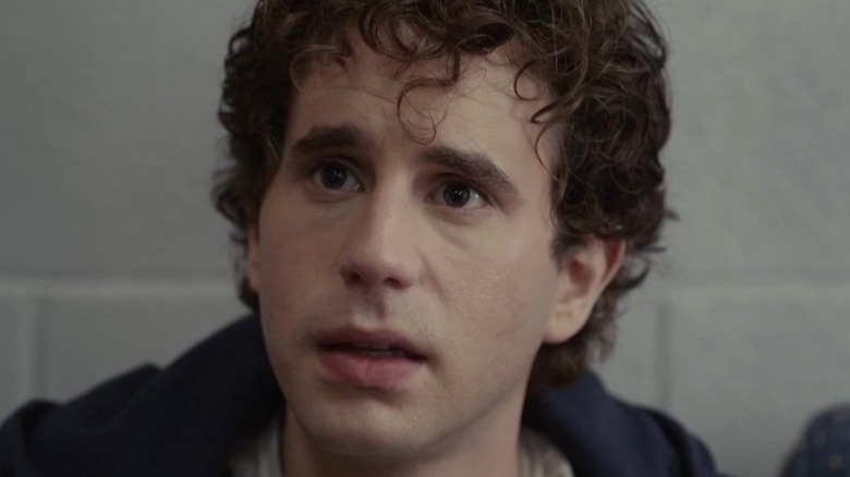 Evan Hansen looking upset