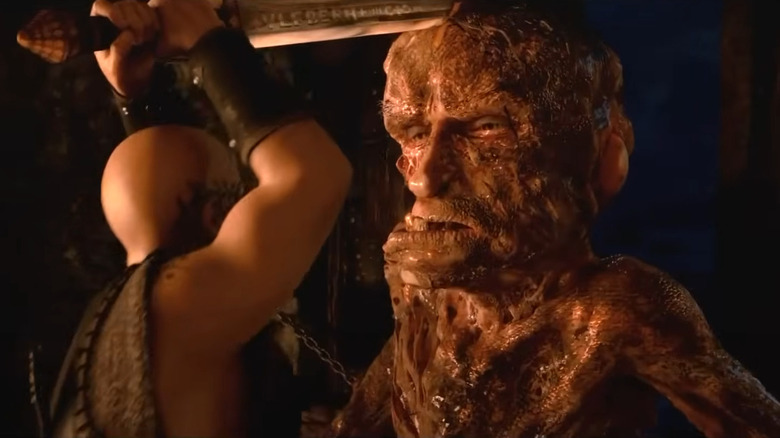 Grendel sword in head