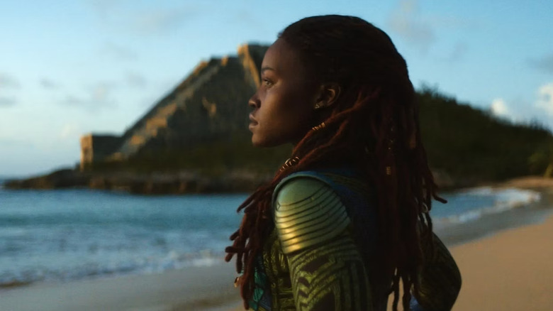 Nakia staring at ocean